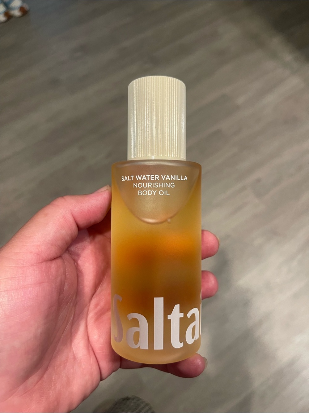 Saltair Nourishing Body Oil Salt Water Vanilla Full size 4 oz